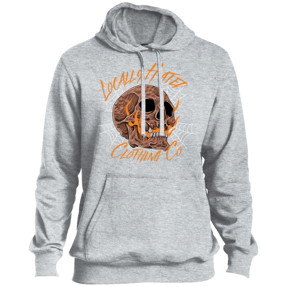 Locally Hated Fire Skull Hoodie