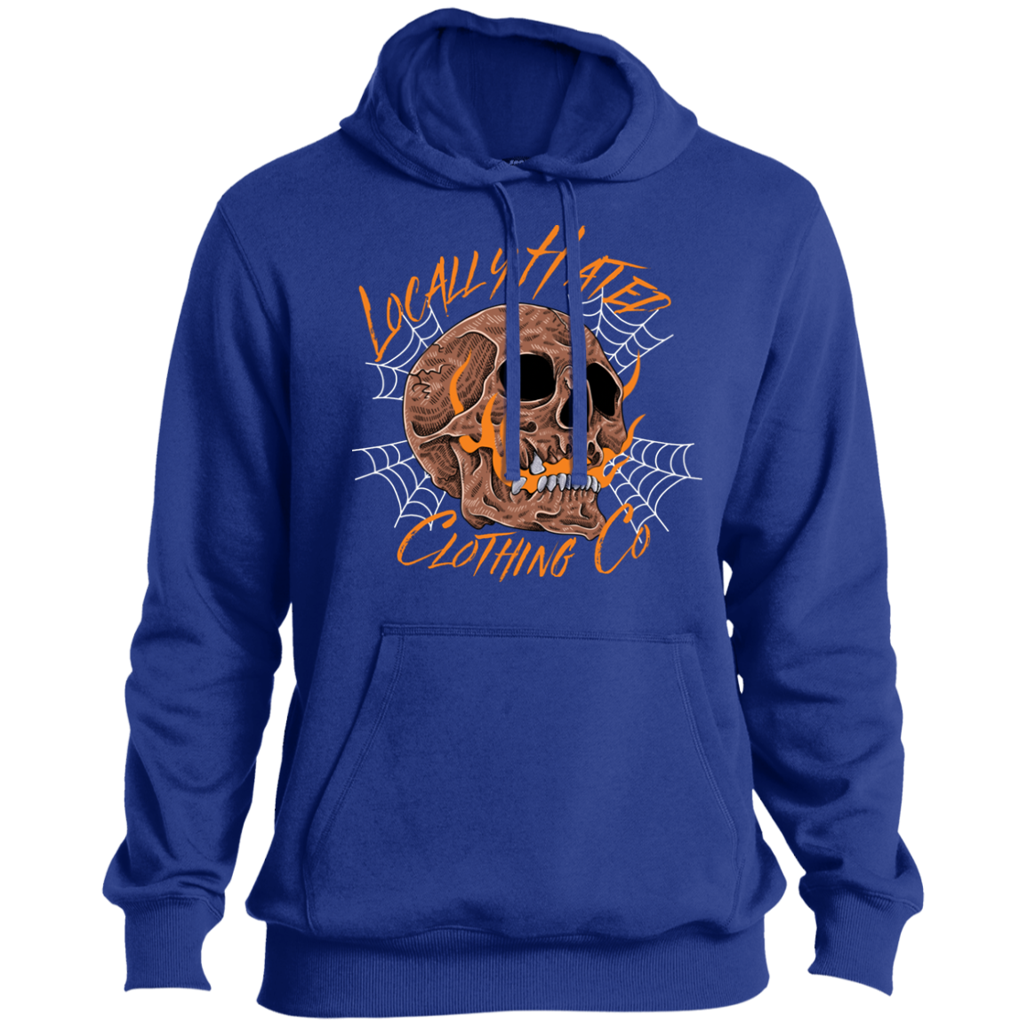 Locally Hated Fire Skull Hoodie