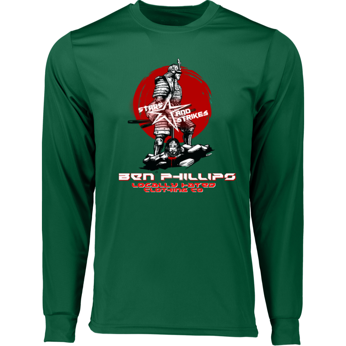 Ben Phillips Long Sleeve Moisture-Wicking Tee